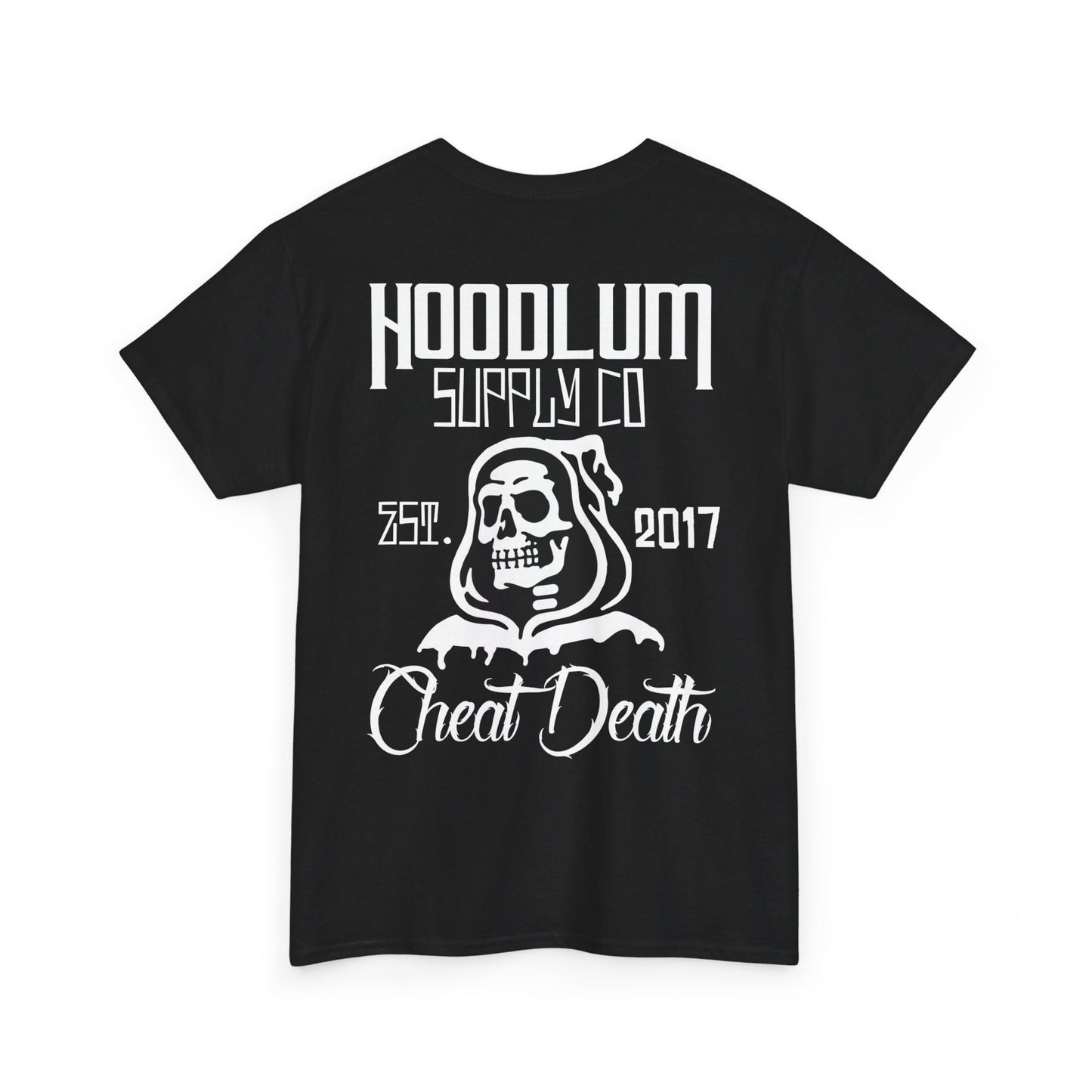 BTF Industries "Cheat Death" tee.