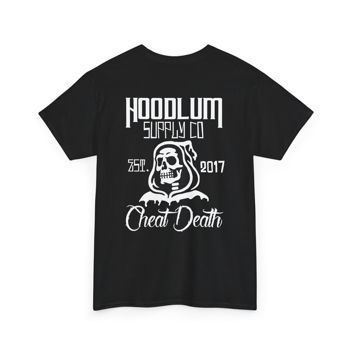 BTF Industries "Cheat Death" tee.