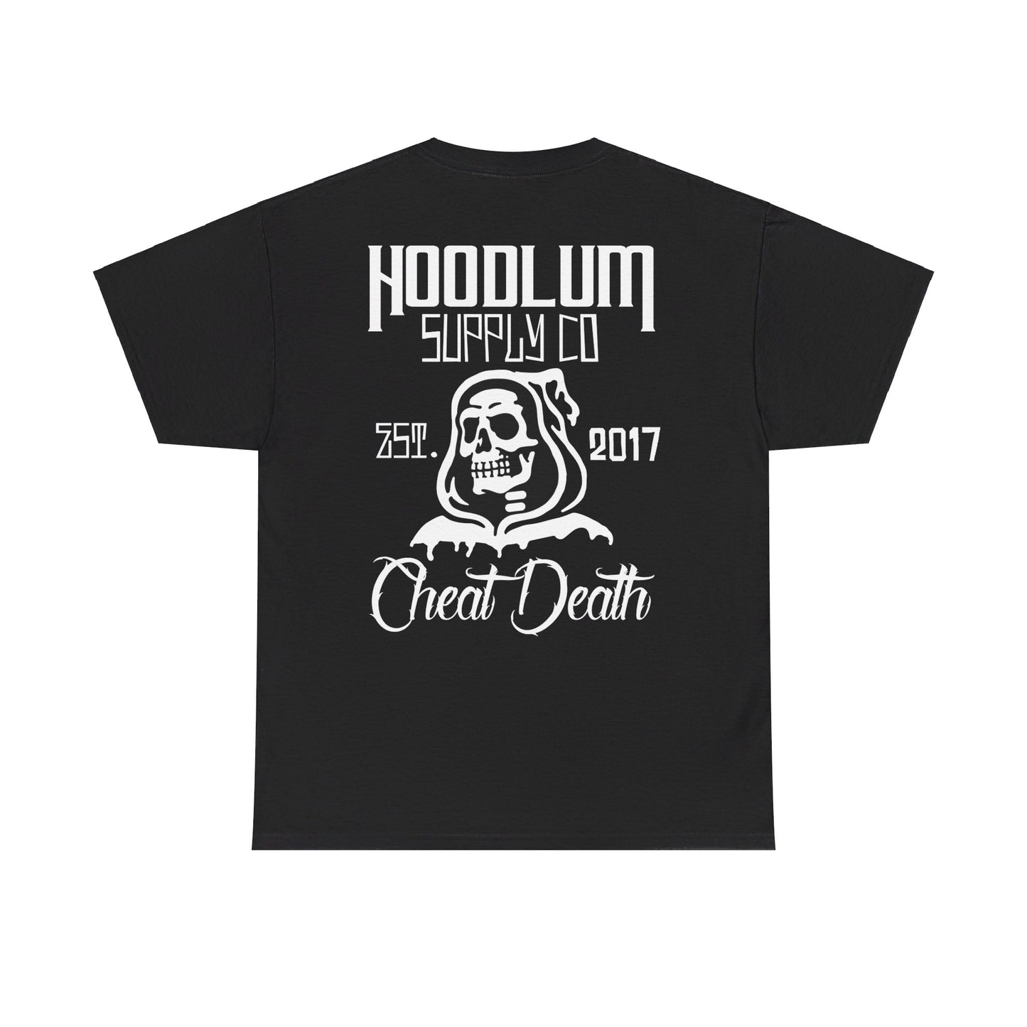 BTF Industries "Cheat Death" tee.