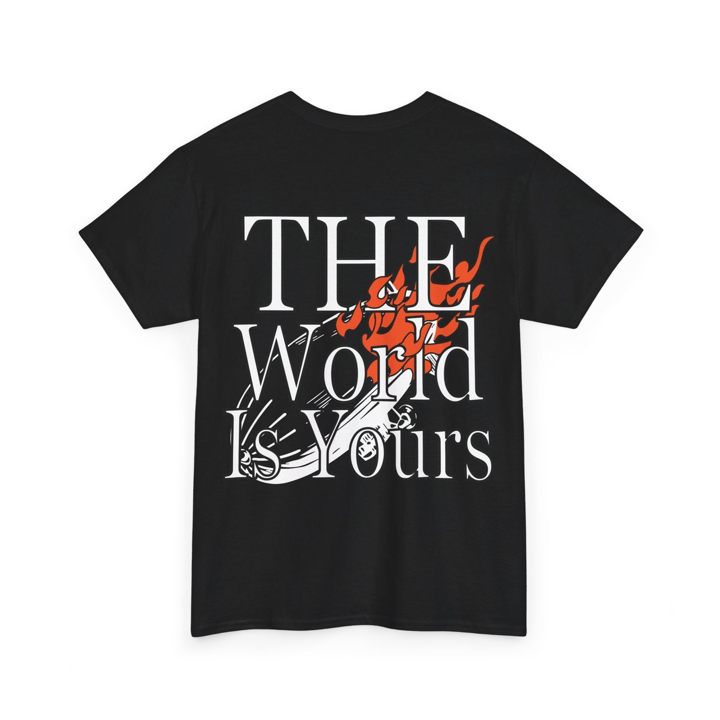 BTF Industries "The World is Yours" tee.